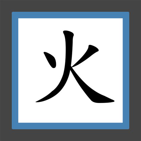 代表火的字